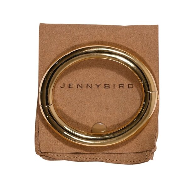 Jenny Bird Gia Mega Bangle in Gold - Picture 2 of 4